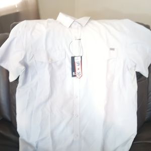 5.11 button up shirt white